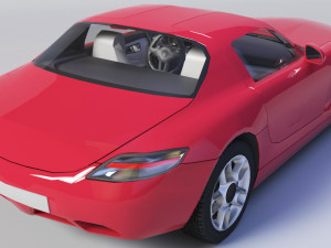 Mercedes SLS AMG Modello 3D