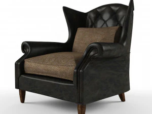 बंहदार कुरसी 3D मॉडल