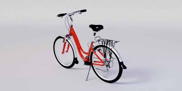 Bike 3D Model .c4d .max .obj .3ds .fbx .stl .blend 