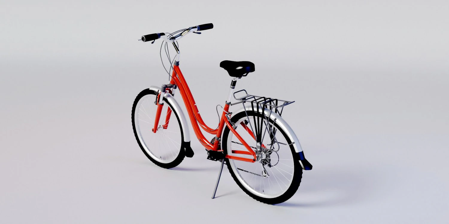 Bike 3D Model .c4d .max .obj .3ds .fbx .stl .blend