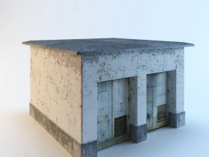 Sala de equipos eléctricos Modelo 3D