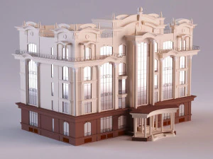 Edificio Clásico Modelo 3D