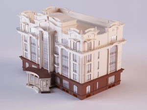 Classic Building 3D Model