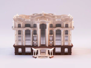 Classic Building 3D Model