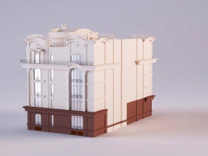 Classic Building 3D Model