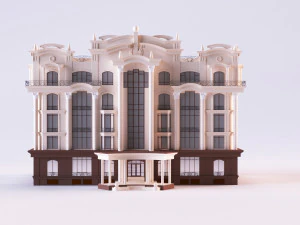 Classic Building 3D Model
