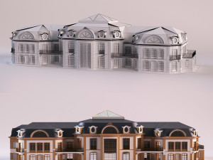 Neoclassical building 3D Model