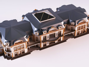Neoclassical building Modello 3D