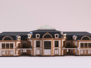 Neoclassical building Modello 3D