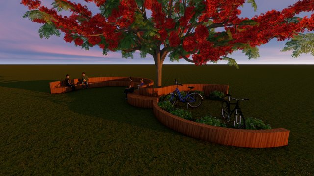 Garden Furniture 3Dモデル .c4d .max .obj .3ds .fbx .stl .blend 