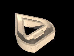 Concrete mold 3D Print Model