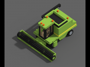 Voxel Farm 80 Items Modello 3D