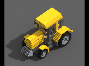 Voxel Farm 80 Items Modello 3D