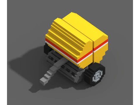 Voxel Farm 80 Items 3D Model