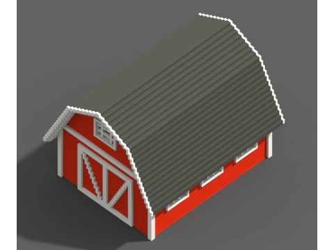 Voxel Farm 80 Items 3D Model
