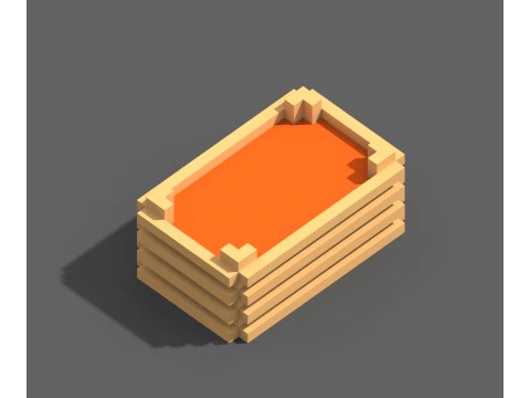 Voxel Farm 80 Items 3D Model