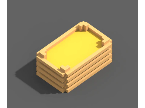 Voxel Farm 80 Items 3D Model