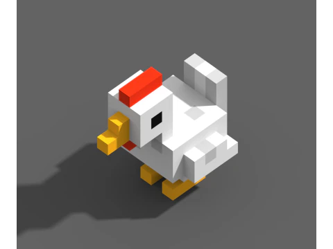 Voxel Farm 80 Items 3D Model