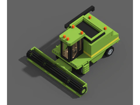 Voxel Farm 80 Items 3D Model
