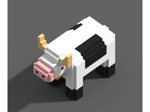 Voxel Farm 80 Items 3D Model