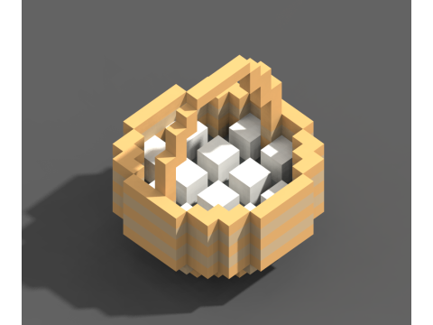 Voxel Farm 80 Items 3D 모델