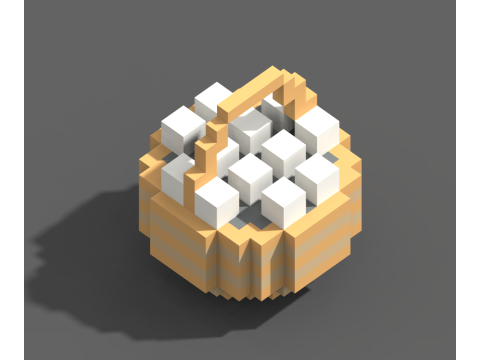 Voxel Farm 80 Items 3D 모델
