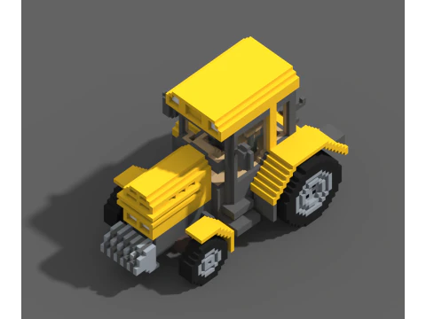 Voxel Farm 80 Items 3D Model