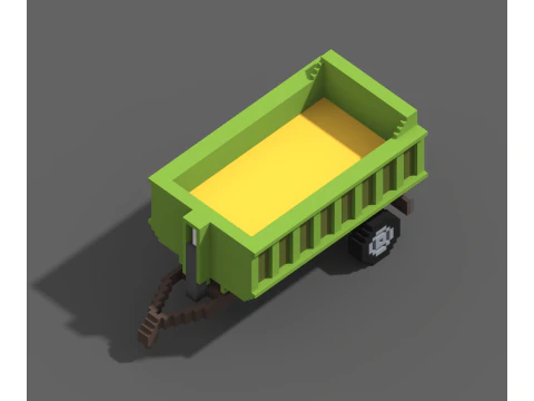 Voxel Farm 80 Items 3D Model