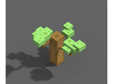 Voxel Farm 80 Items 3D Model