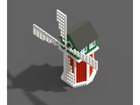 Voxel Farm 80 Items 3D Model