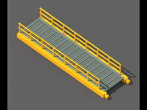 Voxel Tower Crane Modelo 3D