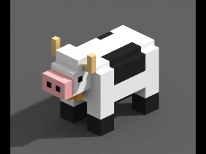 Voxel-dieren 3D Model