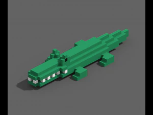 Voxel-dieren 3D Model
