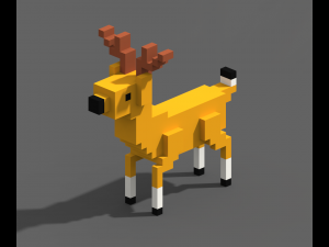 Voxel Animals 3D Модель