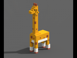 Voxel Animals 3D Модель