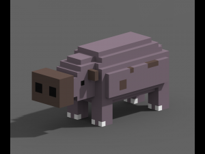 Voxel Animals 3D Модель