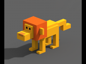 Voxel Animals 3D Модель