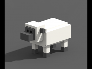 Voxel Animals 3D Модель