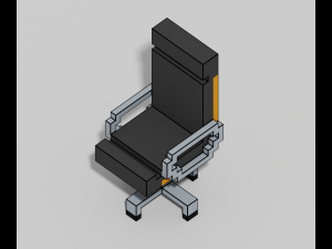 Voxel Furniture Pack 99 Items 3D Model