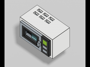 Voxel Furniture Pack 99 Items 3D Model