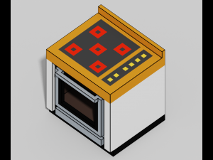 Voxel Furniture Pack 99 Items 3D Model