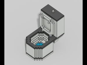 Voxel Furniture Pack 99 Items 3D Model