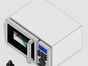 Voxel Electronics Pack 20 Items 3D Model