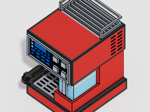 Voxel Electronics Pack 20 Items 3D Model