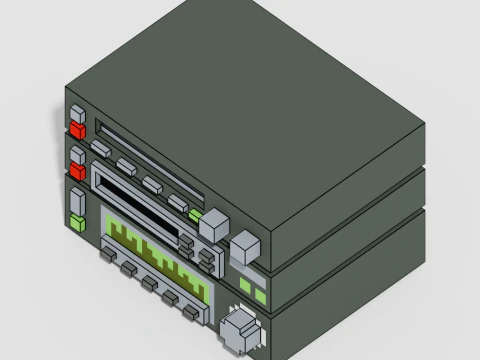 Pack Electr&oacute;nica Voxel 20 Art&iacute;culos Modelo 3D