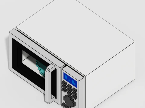 Pack Electr&oacute;nica Voxel 20 Art&iacute;culos Modelo 3D