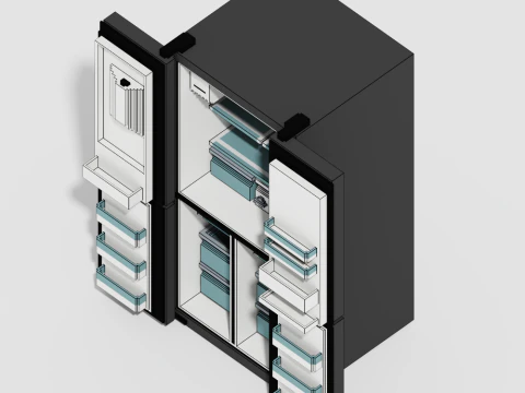 Pack Electr&oacute;nica Voxel 20 Art&iacute;culos Modelo 3D