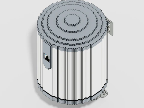 Pack Electr&oacute;nica Voxel 20 Art&iacute;culos Modelo 3D
