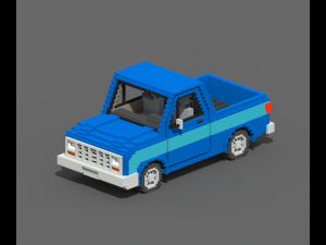 Voxel Pickup Modelo 3D