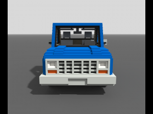 Voxel Pickup Modèle 3D